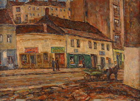 Jevto Petric - Stari Beograd - ulje